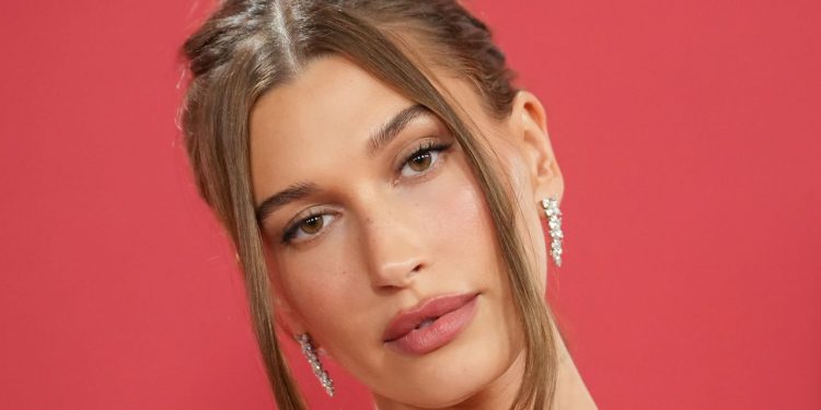 Hailey Bieber’s Cheetah French Manicure Put a Stylish Spin on Holiday Nails—See the Photos