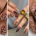 Deer Print Nails Are the Cozy Manicure Taking Over This Winter