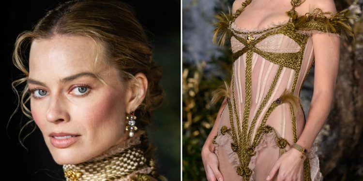 That’s Not Fabric On Margot Robbie’s Dress—It’s Human Hair. See the Photos
