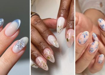 Spring’s Floral Nail Art Features a Bouquet of Textures and Finishes