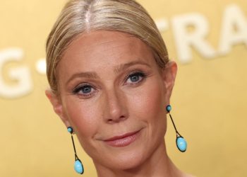 Gwyneth Paltrow Wore the Moodiest Nail Color With the Springiest Dress—See the Photos