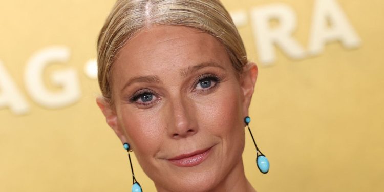Gwyneth Paltrow Wore the Moodiest Nail Color With the Springiest Dress—See the Photos
