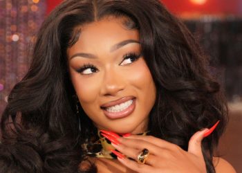 Megan Thee Stallion Looks Like a ’90s Prom Queen in Her Big, Blonde Updo — See Photos