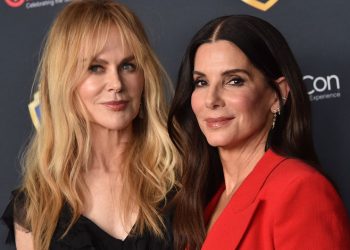 Nicole Kidman and Sandra Bullock’s Matching Waves Are Practically Magic—See the Photos