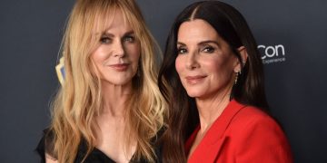 Nicole Kidman and Sandra Bullock’s Matching Waves Are Practically Magic—See the Photos