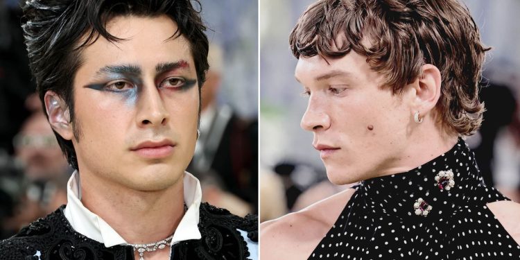 Connor Storrie and Hudson Williams’ Are Rock Gods At the Met Gala — See Photos