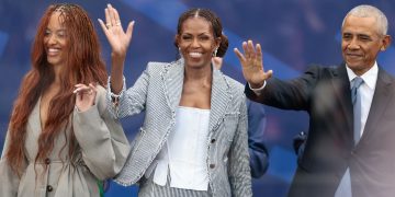 Michelle Obama’s Baby Blue Manicure Gives Me Hope for a Pastel Nail Trend This Summer — See Photos