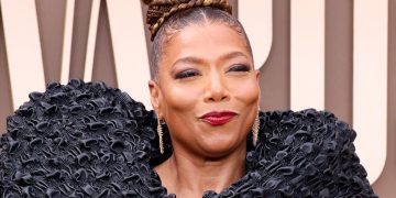 Queen Latifah Crowned Herself With a Towering Braided Updo at the BET Awards — See Photos
