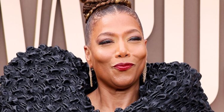 Queen Latifah Crowned Herself With a Towering Braided Updo at the BET Awards — See Photos