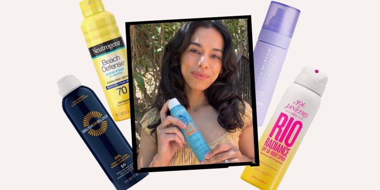 Reapplying Sunscreen Is Annoying, But These Sprays Make It Easier